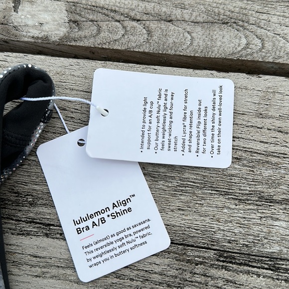 Lululemon Align Bra Shine Light Support, A/B Cup size 6 - Picture 2 of 5